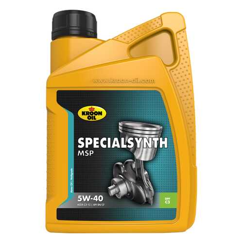 KROON OIL Масло Моторное Specialsynth Msp 5w40 1l в ЕКА