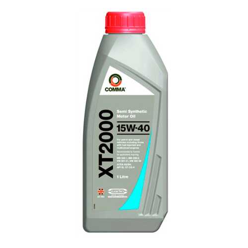 Масло моторное 15W40 COMMA 1л полусинтетика XT2000 COMMA арт. XT21L в ЕКА