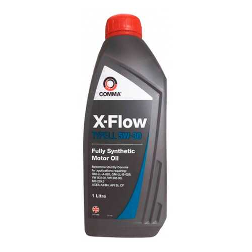 Масло моторное 5W30 COMMA 1л синтетика XFLOW TYPE LL COMMA арт. XFLL1L в ЕКА