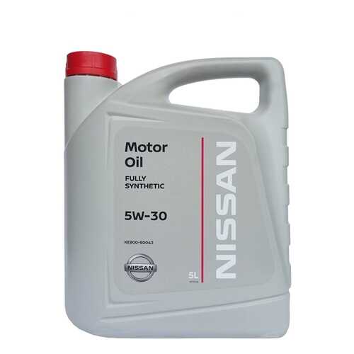 Масло моторное KE9009-9943 синт.5л SAE5W30 NISSAN OE в ЕКА