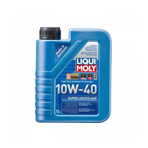 Масло Моторное Liqui Moly Super Leichtlauf 10w-40, 1l Liqui moly арт. 9503 в ЕКА