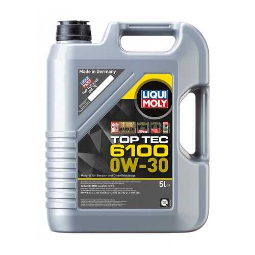Масло моторное Liqui moly Top Tec 6100 0W-30 5л в ЕКА