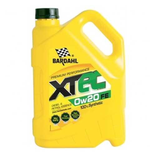 Масло моторное сиететическое BARDAHL специальное XTEC 0W20 V A1/B1 5L в ЕКА