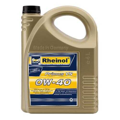 Масло моторное SWD Rheinol Primus VS 0W-40 4 л в ЕКА