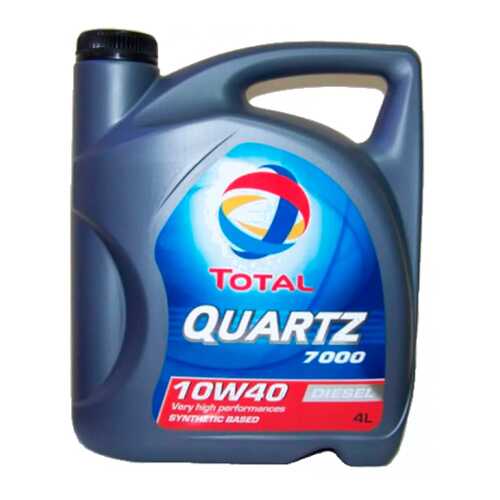 Масло моторное Total Quartz Diesel 7000 10W40 синтетическое 4 л 10740501 в ЕКА