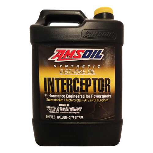 Моторное масло Amsoil Interceptor 2-Stroke ASTM D445 3,785л в ЕКА
