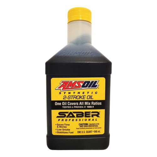 Моторное масло Amsoil Saber Professional 2-Stroke ASTM D445 0,946л в ЕКА