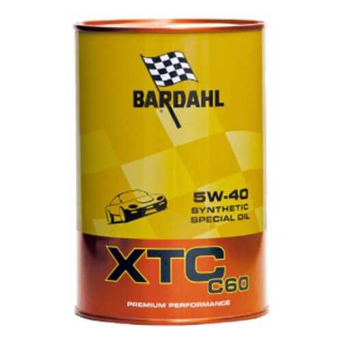 Моторное масло Bardahl XTC C60 5W-40 1л в ЕКА