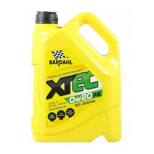Моторное масло BARDAHL Xtec 0w20 Fe Vw 508.00/509.00 5l в ЕКА