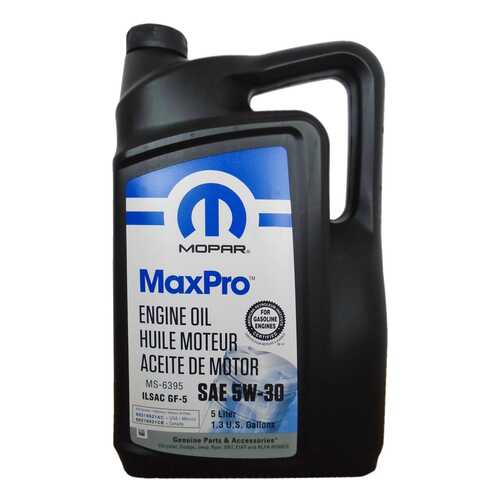Моторное масло Chrysler Mopar MaxPro SAE 5W-30 5л в ЕКА