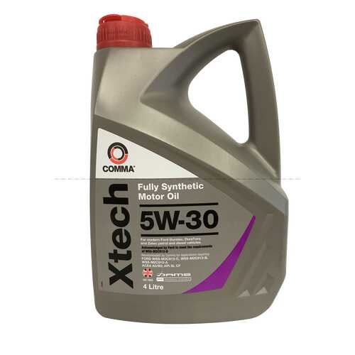 Моторное масло Comma xtech 5W-30 4л в ЕКА