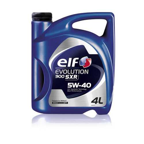 Моторное масло elf Evolution 900 SXR 5W-40 4л в ЕКА
