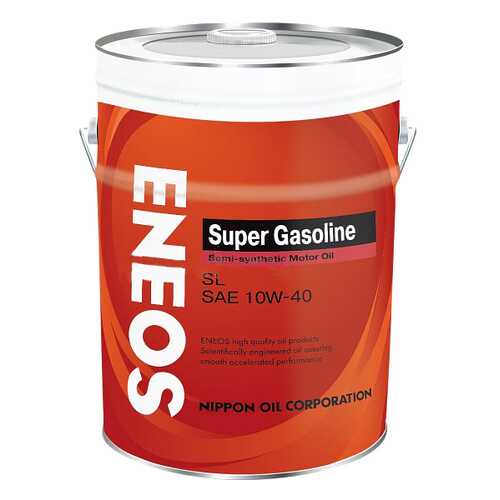 Моторное масло Eneos Super Gasoline SL Semi-Synthetic 10W-40 20л в ЕКА