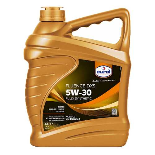 Моторное масло eurol Fluence DXS 5W-30 4л в ЕКА