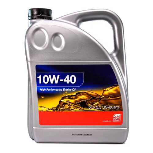 Моторное масло febi high performanse engine oil 10w40 полусинтетическое 5 л 32933 в ЕКА