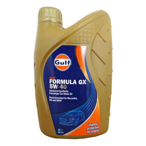 Моторное масло Gulf Formula GX 5W-40 1л в ЕКА