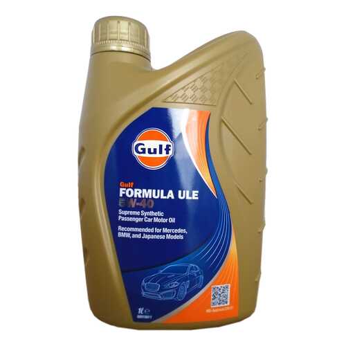 Моторное масло Gulf Formula ULE 5W-40 1л в ЕКА