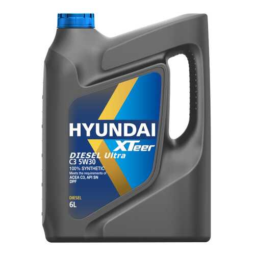 Моторное масло Hyundai-KIA Diesel Ultra C3 5W-30 6л в ЕКА