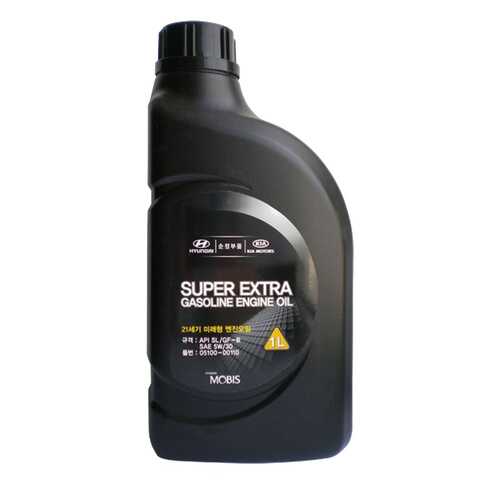 Моторное масло Hyundai Super Extra Gasoline SAE 5W-30 1л в ЕКА