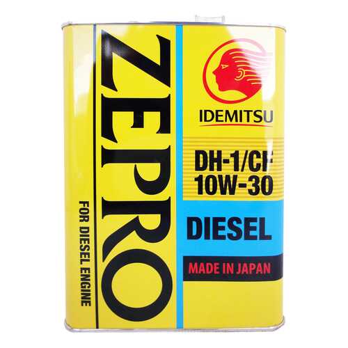 Моторное масло Idemitsu Zepro Diesel 10W-30 4л в ЕКА