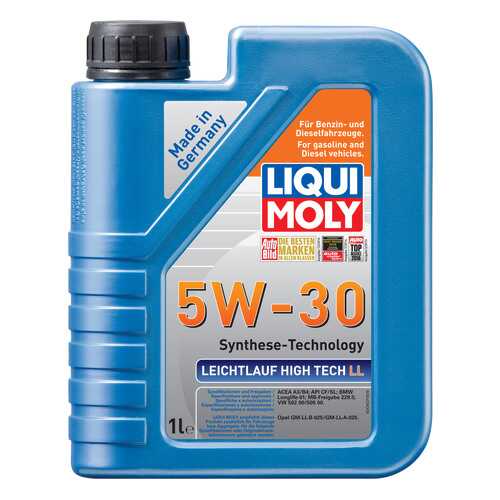 Моторное масло Liqui moly Leichtlauf High Tech LL 5W-30 1л в ЕКА