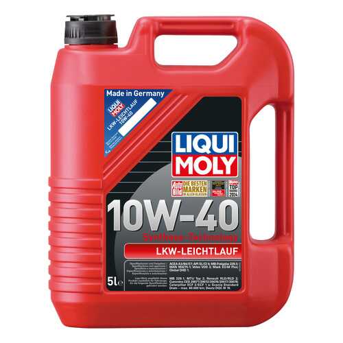 Моторное масло Liqui moly LKW-Leichtlauf-Motoroil Basic 10W-40 5л в ЕКА