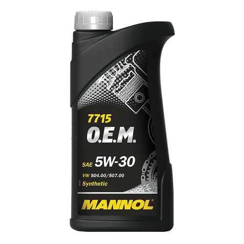 Моторное масло Mannol 7000 O.E.M. 5W-30 1л в ЕКА