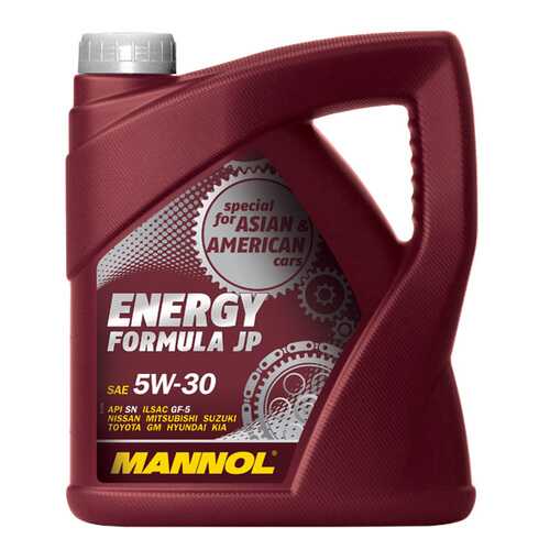 Моторное масло Mannol Energy Formula JP SAE 5W-30 4л в ЕКА