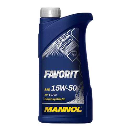 Моторное масло Mannol Favorit 15W-50 1л в ЕКА