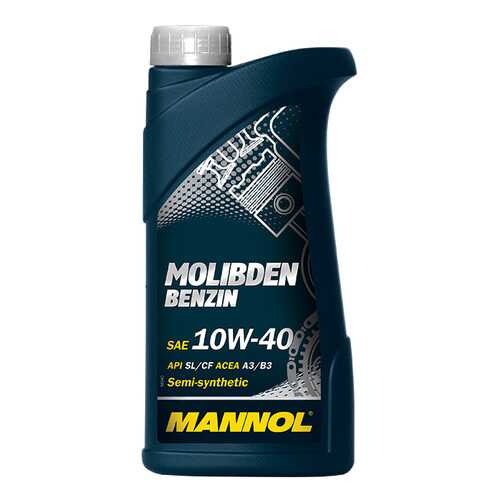 Моторное масло Mannol Mos Benzin 10W-40 1л в ЕКА