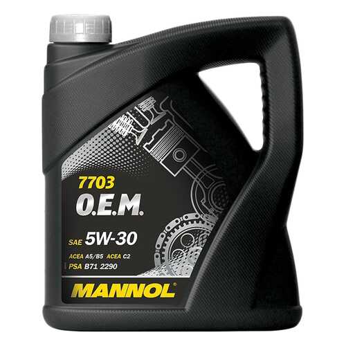 Моторное масло Mannol O.E.M. 5W-30 4л в ЕКА