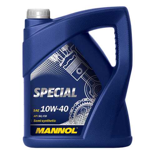 Моторное масло Mannol Spesial 10W-40 5л в ЕКА