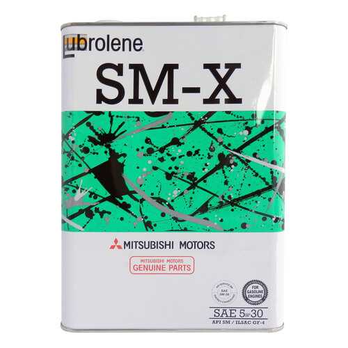 Моторное масло Mitsubishi Lubrolene SM-Х 5W-30 4л в ЕКА