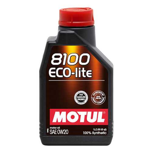 Моторное масло Motul 8100 Eco-lite 0W-20 1л в ЕКА