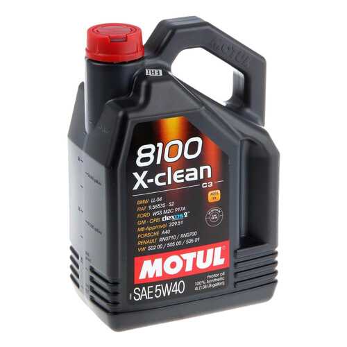 Моторное масло Motul 8100 X-clean 5w-40 4л в ЕКА