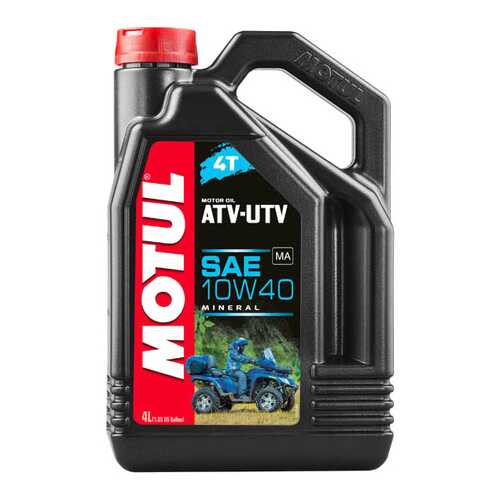 Моторное масло Motul ATV-UTV 4T 10W-40 4л в ЕКА