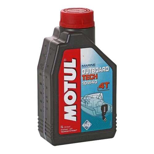 Моторное масло Motul Outboard Tech 4T 10W-40 1л в ЕКА