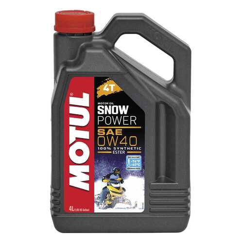 Моторное масло Motul Snowpower 4T 0W-40 4л в ЕКА