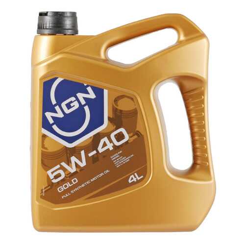 Моторное масло NGN Gold 5W-40 4л в ЕКА