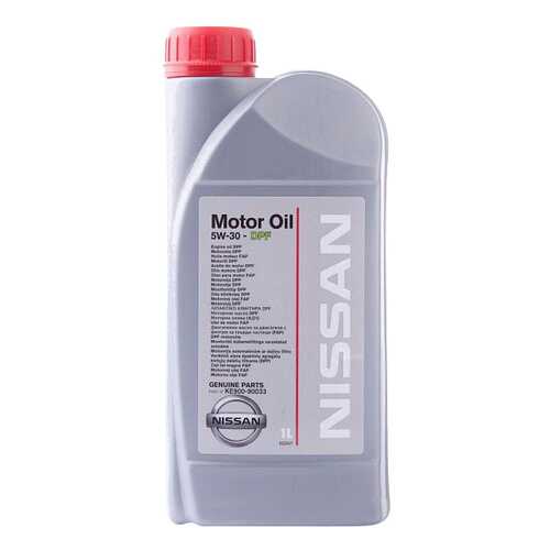 Моторное масло Nissan Fully synthetic DPF 5W-30 1л в ЕКА