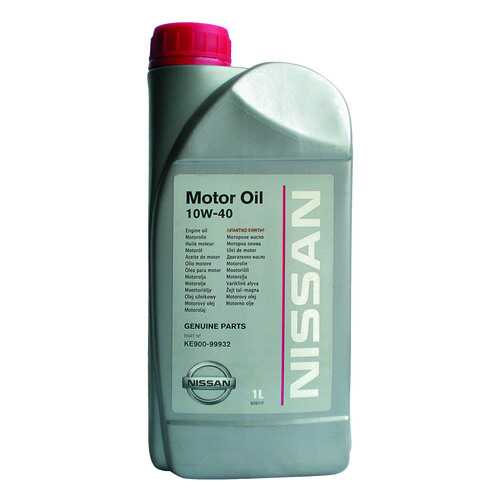 Моторное масло Nissan Motor Oil SAE 10W-40 1л в ЕКА