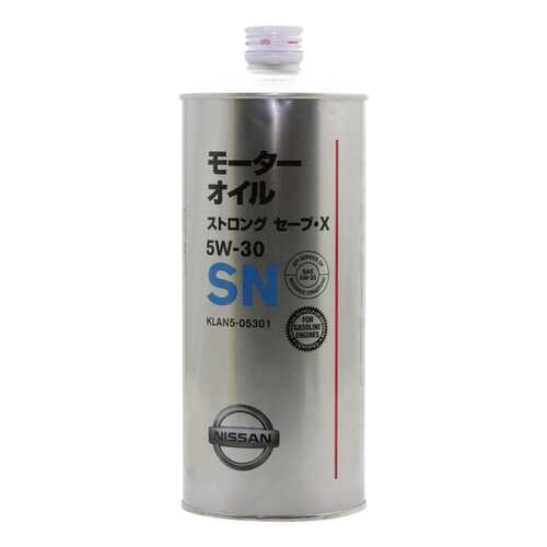 Моторное масло Nissan Strong Save X 5W-30 1л в ЕКА