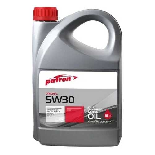 Моторное масло Patron Original 5W-30 5 л в ЕКА