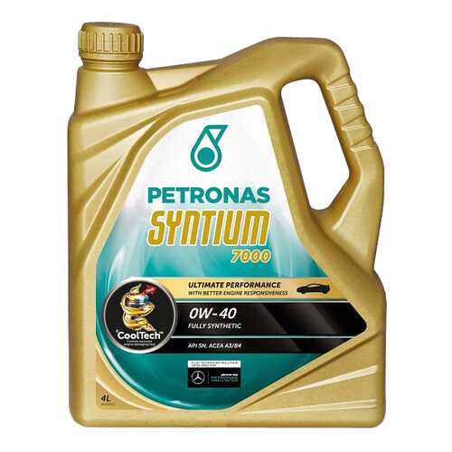 Моторное масло Petronas Syntium 7000 0W-40 4л в ЕКА