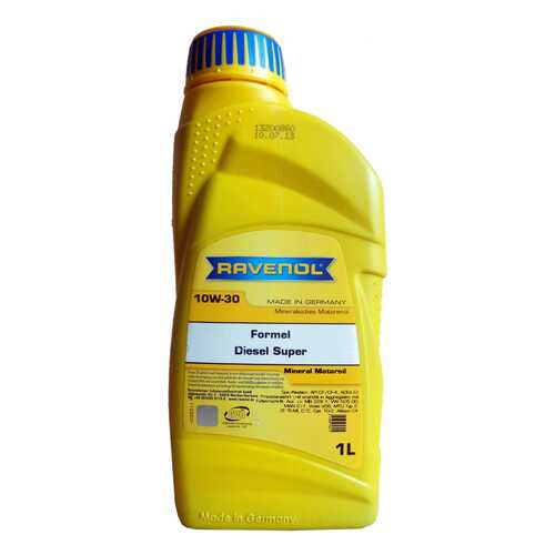 Моторное масло Ravenol Formel Diesel Super 10W-30 1л в ЕКА
