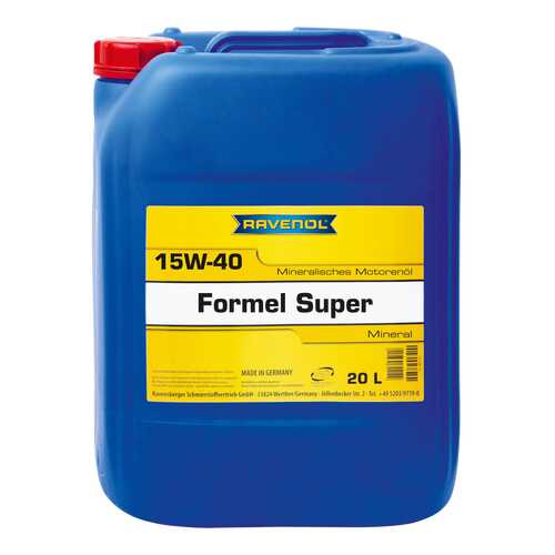 Моторное масло Ravenol Formel Super SAE 15W-40 20л в ЕКА