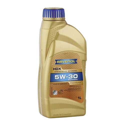 Моторное масло Ravenol HDX 5W-30 1л в ЕКА