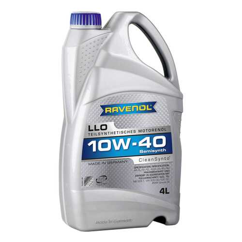 Моторное масло Ravenol LLO SAE 10W-40 4л в ЕКА