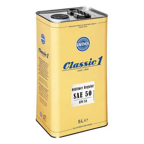 Моторное масло Ravenol Oldtimer Regular SAE 50 5л в ЕКА