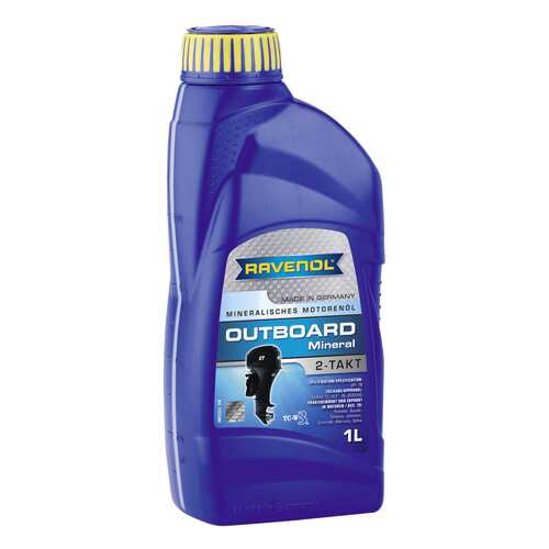 Моторное масло Ravenol Outboard 2T Mineral 5W-30 1л в ЕКА